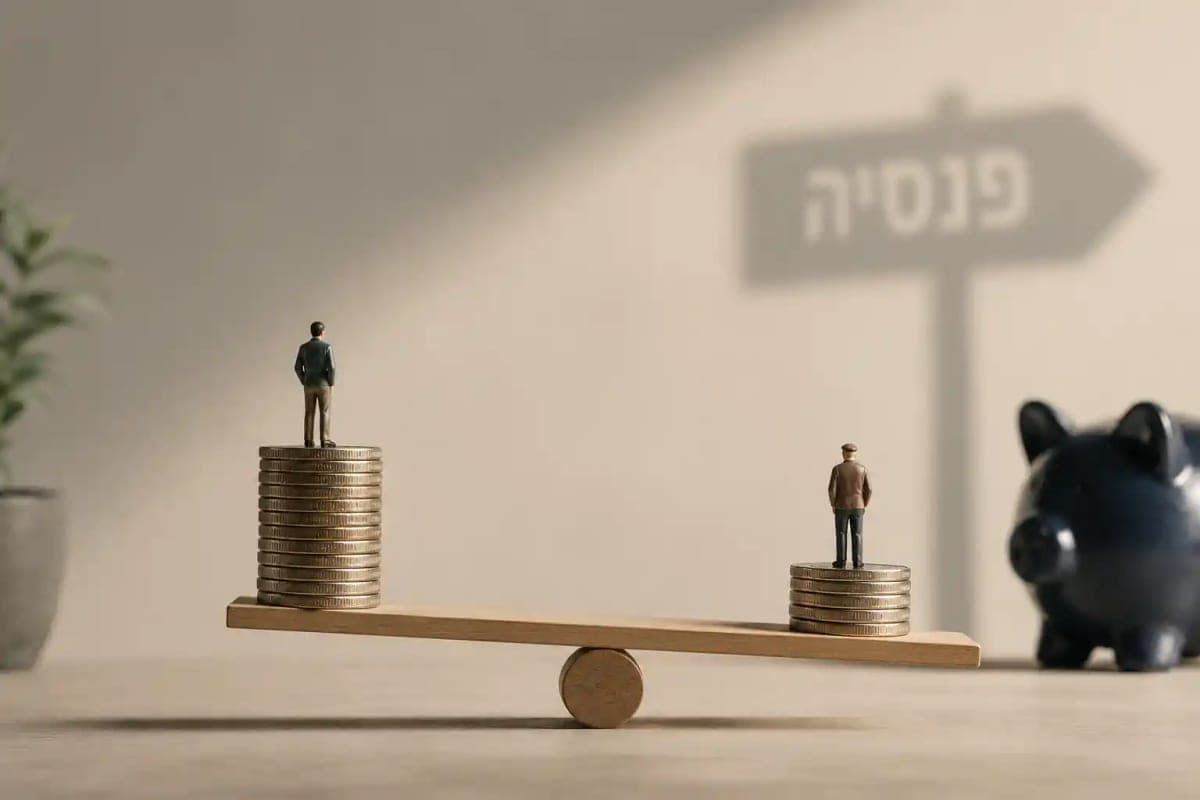 המומחה שחושף: למה שני אנשים שחסכו בדיוק אותו דבר מגיעים לפרישה עם קצבאות ששונות זו מזו באלפי שקלים בחודש