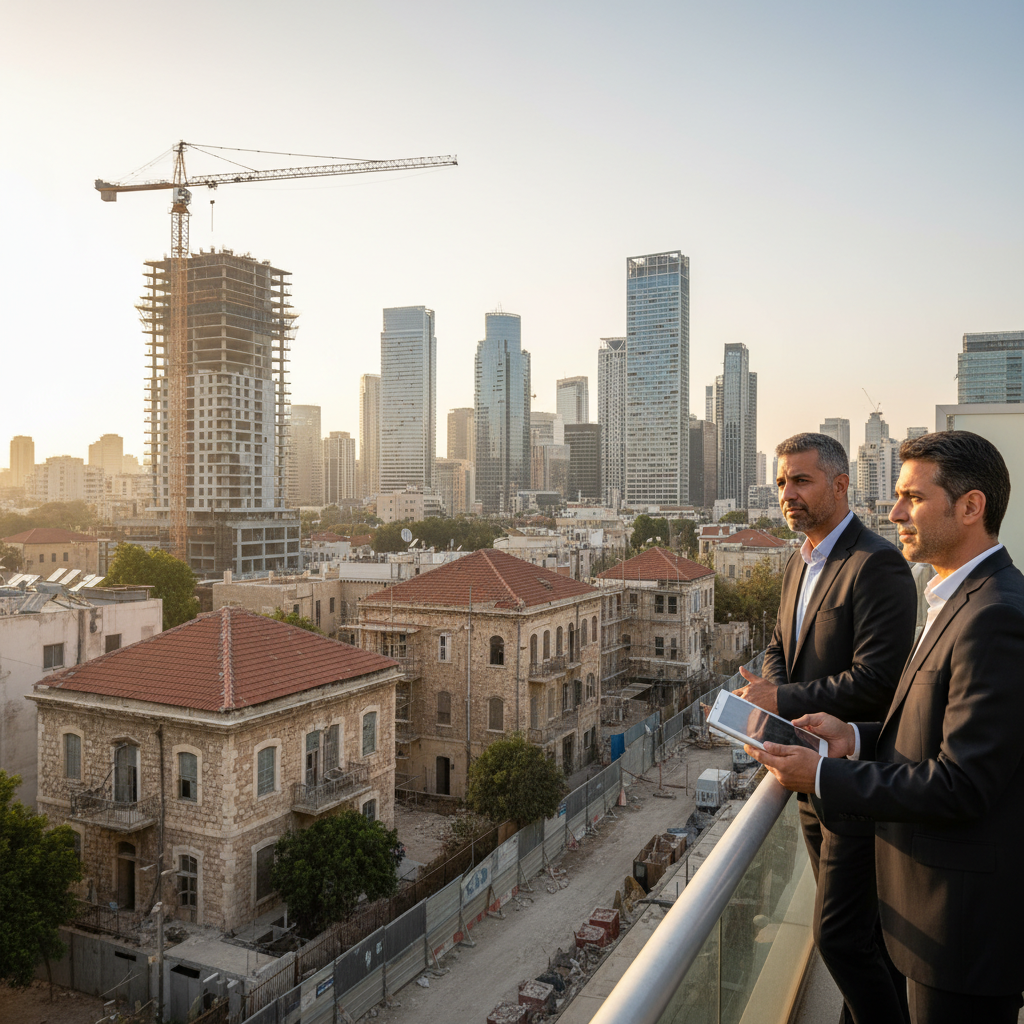 פער מטריד בענף הנדל"ן: שיא באישור תוכניות מול צניחה בהיתרי בנייה להתחדשות עירונית